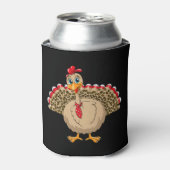 Erntedank Leopard Türkei Erntedank Herbst Dosenkühler (Kanne Vorderseite)