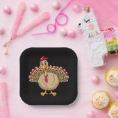 Erntedank Leopard Türkei Erntedank Herbst Pappteller (Party)