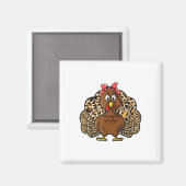 Erntedank Leopard Türkei Erntedank Herbstfest Magnet (Vorderseite/Rückseite)