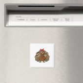 Erntedank Leopard Türkei Erntedank Herbstfest Magnet (In Situ (Geschirrspüler))