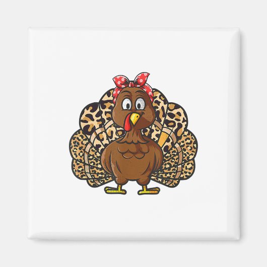 Erntedank Leopard Türkei Erntedank Herbstfest Magnet (Vorne)