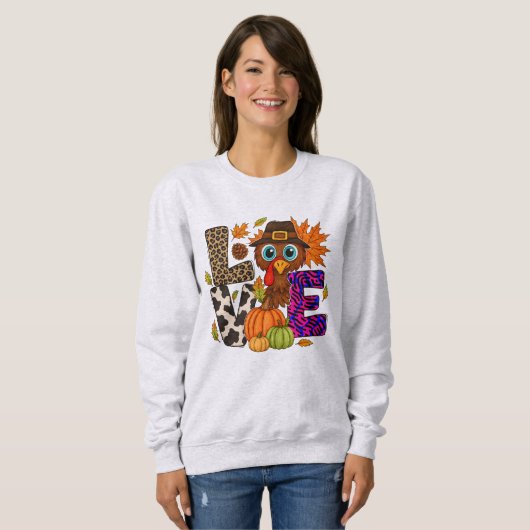 Erntedank Liebe Sweatshirt (Vorne ganz)