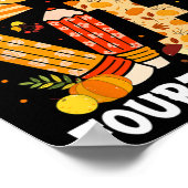 Erntedank Liebe Vierter Lehrer Türkei Autu Poster (Ecke)