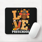Erntedank Liebe Vorschullehrer Truthahn Herbst Mousepad (Mit Mouse)