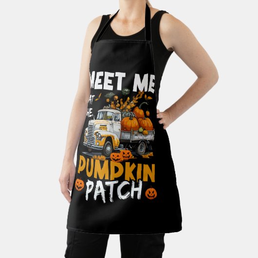 Erntedank-LKW voller Kürbis trifft mich am Pump Schürze (InSitu)