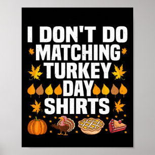 Erntedank mal lustig, ich mache keine Matching Tur Poster