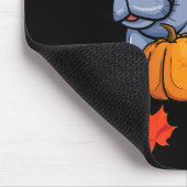 Erntedank Manatee Pilgrim Fall Pumpkin Dugong Mousepad (Ecke)