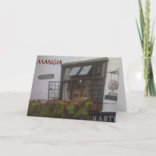 ERNTEDANK "MANGIA" WISHES FEIERTAGSKARTE