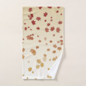 Erntedank Maple-Blätter Badhandtuch Set (Handtuch)