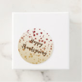 Erntedank Maple-Blätter Geschenkanhänger (Beispiel)