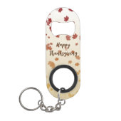 Erntedank Maple-Blätter Mini Flaschenöffner (Vorderseite)