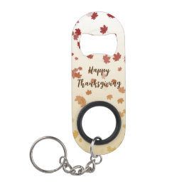 Erntedank Maple-Blätter Mini Flaschenöffner