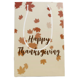 Erntedank Maple-Blätter Mittlere Geschenktüte