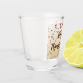 Erntedank Maple-Blätter Schnapsglas (Links)