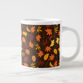Erntedank Maple Fall Pattern Jumbo-Tasse (Rechts)