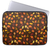 Erntedank Maple Fall Pattern Laptopschutzhülle (Vorderseite)