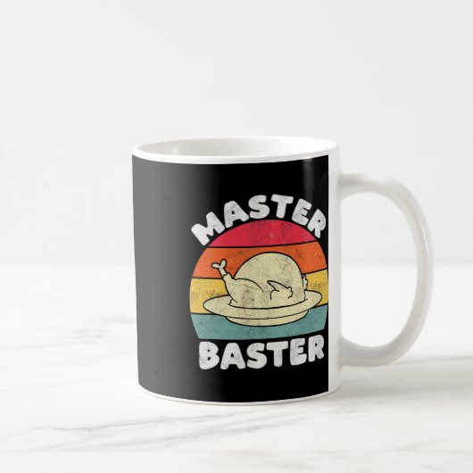 Erntedank Master Byster Funny Turkey Day Fall M Kaffeetasse (Rechts)