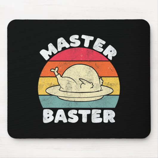 Erntedank Master Byster Funny Turkey Day Fall M Mousepad (Vorne)