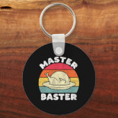 Erntedank Master Byster Funny Turkey Day Fall M Schlüsselanhänger (Vorderseite)