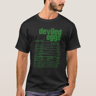 Erntedank Matching Deviled Eggs Nutrition Fakten T-Shirt