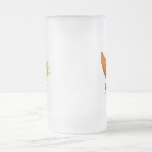 Erntedank Mattglas Bierglas (Mittel)