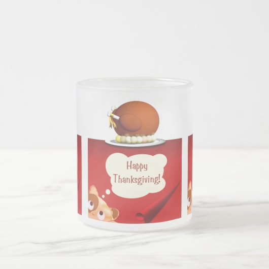 Erntedank Mattierte Tasse (Mittel)