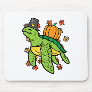 Erntedank Meeresschildkröte Niedlich Tortoise Fall Mousepad