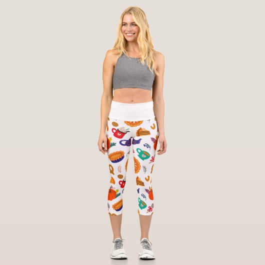 Erntedank Meme | Danke für alles Capri Leggings (Vorderseite)