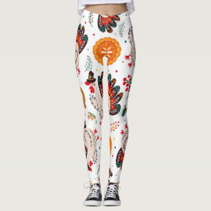 Erntedank Meme ich bin glücklich, weil ich dankbar Leggings