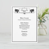 Erntedank-Menü Menükarte (Stehend Vorderseite)