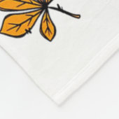 Erntedank Messy Bun Hair Fall Mama Fleecedecke (Ecke)