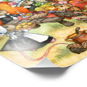 Erntedank Mice - Niedlicher Kunstdruck Fotodruck (Ecke)