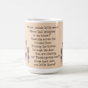 ERNTEDANK MICE STEAL POEM KAFFEETASSE