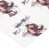 ERNTEDANK MICE STEAL TÜRKEI KURZER TISCHLÄUFER (Ecke)