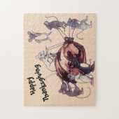 ERNTEDANK MICE STEAL TÜRKEI PUZZLE (Vertikal)