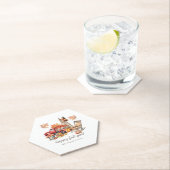 Erntedank mit Aquarellfarbe Personalisiert Untersetzer (Vor Ort)