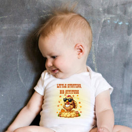 Erntedank mit Attitude Funny Baby Strampler