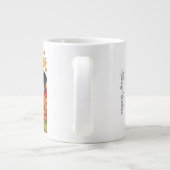 Erntedank mit Danksagungen Jumbo-Tasse (Rückseite)