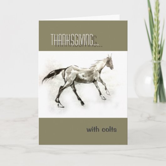 Erntedank mit farbigem Umschreiben Feiertagskarte (Vorderseite)