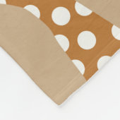 Erntedank mit Herbstblättern Fleecedecke (Ecke)