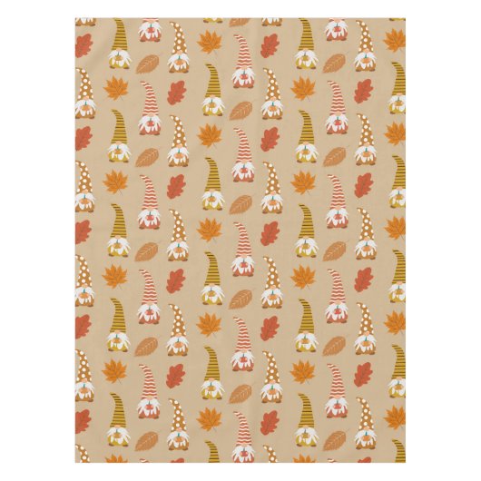 Erntedank mit Herbstblättern Tischdecke (Vorderseite)