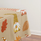 Erntedank mit Herbstblättern Tischdecke (Beispiel)