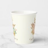 Erntedank mit individueller Wasserfarbenernte Pappbecher (Links)