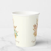 Erntedank mit individueller Wasserfarbenernte Pappbecher (Rechts)