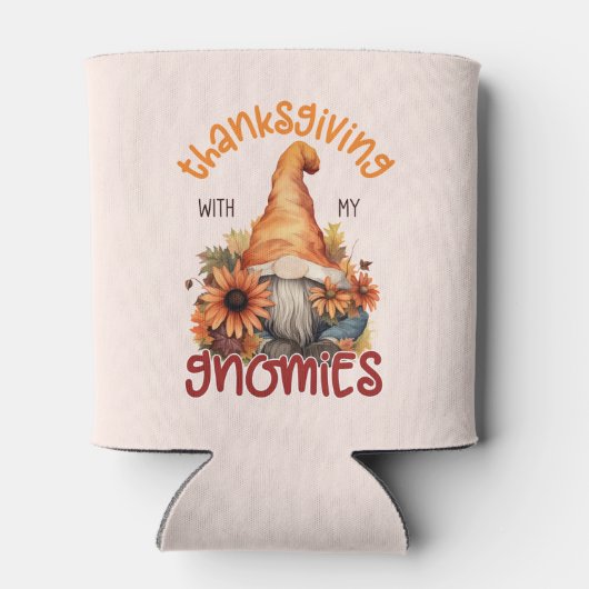 Erntedank mit meinen Gnomen Dosenkühler (Rückseite)