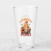 Erntedank mit meinen Gnomen Glas (Rückseite)