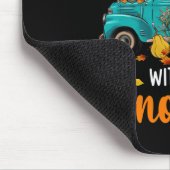 Erntedank mit meinen Gnomen Gnome Freunde glücklic Mousepad (Ecke)