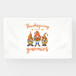 Erntedank mit meinen Gnomen Herbstgomene Türkei Banner