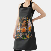 Erntedank mit meinen Gnomen Herbstvorsprung Schürze (InSitu)