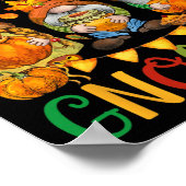 Erntedank mit meinen Gnomen Herbstwochen Poster (Ecke)